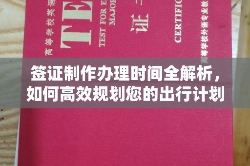 乌海签证制作办理时间全解析，如何高效规划您的出行计划