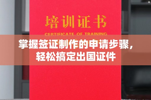 乌海掌握签证制作的申请步骤，轻松搞定出国证件