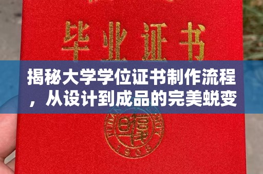 乌海揭秘大学学位证书制作流程，从设计到成品的完美蜕变