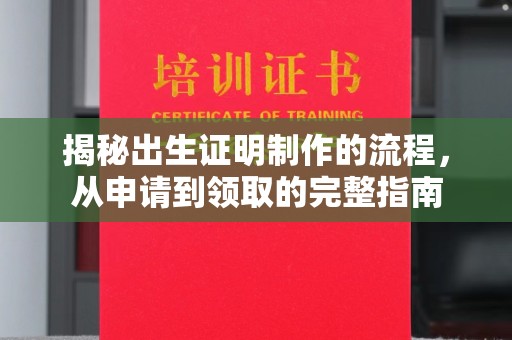 乌海揭秘出生证明制作的流程，从申请到领取的完整指南